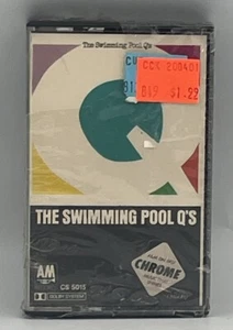 The Swimming Pool Q’s Self Titled Cassette Tape 1984 Vintage In Shrink w/ Tear - Imagen 1 de 4