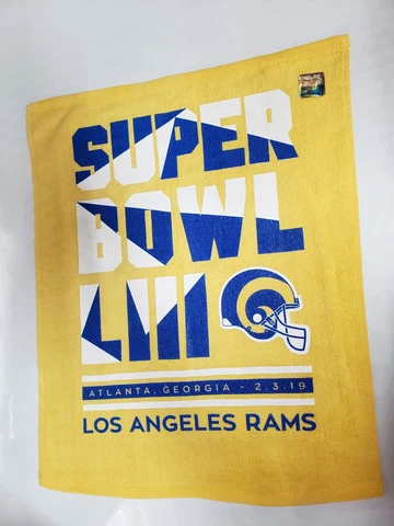 Los Angeles Rams Superbowl 53 LIII Rally Towel February 3, 2019 Collectors item Cover