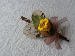 Hochzeitsanstecker Blütenanstecker Hochzeit Anstecker Brautschmuck Blumenschmuck - Bild 1 von 2