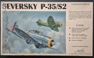 Seltener Seversky P-35/S2 Modellflugzeug Bausatz, Maßstab 1:32, Williams 32-135, Vintage 1970 - Bild 1 von 7