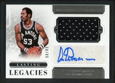 2018-19 ARTIS GILMORE 08/49 AUTO JERSEY PANINI NATIONAL TREASURES AUTOGRAPHS - Image 1 of 2