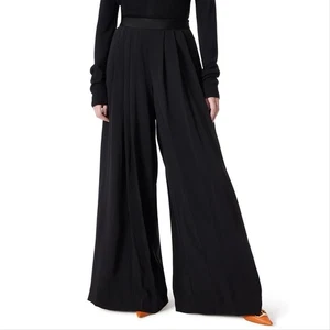 Pantalones Do by DEE OCLEPPO Alex Plisados Palazzo Pierna Ancha Talla 8 Negros NUEVOS $129 - Imagen 1 de 8