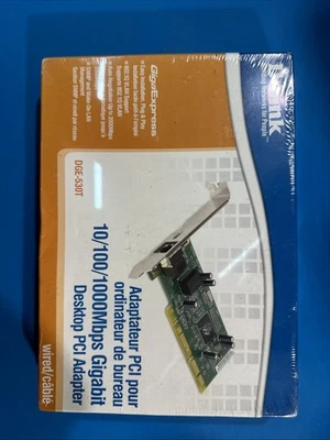 D-Link DGE-530T Gigabit Network Ethernet PCI Adapter Card Vintage PC New Sealed! - Image 1 of 2