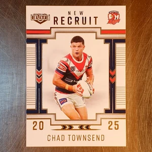 2025 NRL Elite New Recruit Chad Townsend Card NR30 Sydney Roosters - Picture 1 of 2