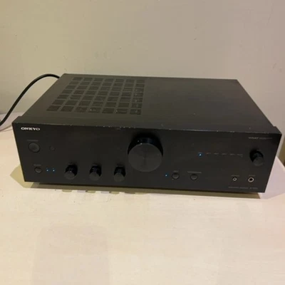 Onkyo A-9030 Integrated Amplifier Hi-Fi Stereo Black Phono Input - Image 1 of 4