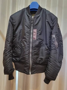 Restock:Buzz Rickson's x William Gibson MA-1 Jacket, Black, Size 42 - Picture 1 of 4
