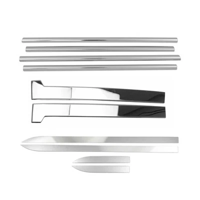 Juego de serpentinas de puerta y molduras de ventana cromadas para Ford Transit Connect 2014-2019 10x Foto 1 de 4