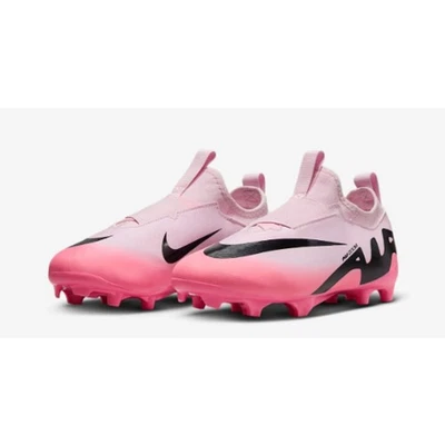 Nike Kids Mercurial Vapor 15 Academy Football Cleats Size 11 Pink Black NWOB - Image 1 of 4