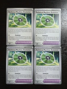 [4x Playset] Technical Machine: Evolution 178/182 SV04: Paradox Rift Pokemon TCG - Picture 1 of 1