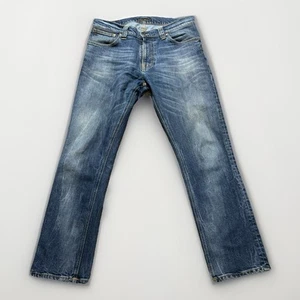 Nudie Jeans 33x30 Mens Thin Finn Organic Cotton Denim - Picture 1 of 9