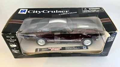 1966 Mustang Shelby GT350 New Ray 1:32 Scale Pull Back Feature New Damaged Box  - Image 1 of 4