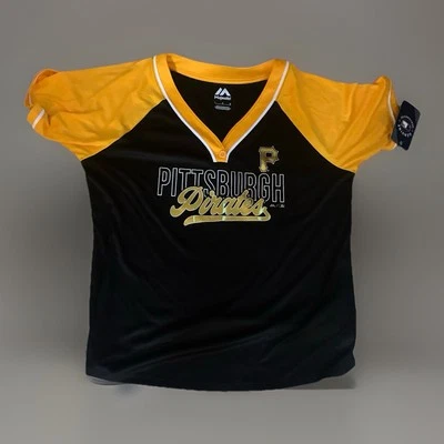 Pittsburgh Pirates Womens Jersey NWT Officially Licensed Majestic Size medium - Image 1 of 4