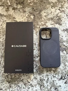 Caudabe Sheath Case for Apple iPhone 16 Pro - Black - Photo 1 sur 4