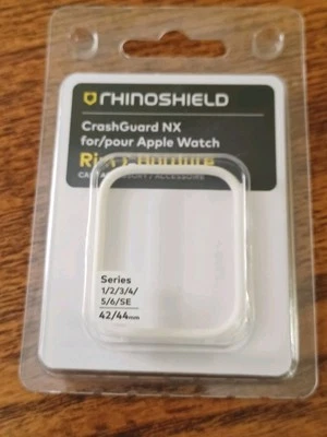 RhinoShield CrashGuard NX Llanta Apple Watch Blanco Serie SE,1,2,3,4,5,6 42mm/44mm Foto 1 de 2