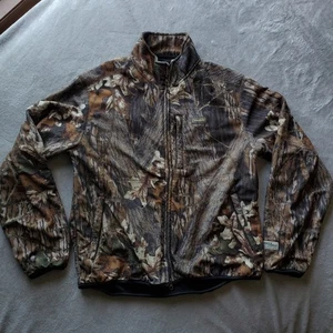 Gamehide Hunting Jacket Men L Foilage Timber Camouflage Fleece Vented Style 808 - Picture 1 of 11