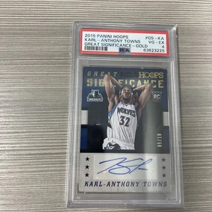 Karl-Anthony Towns 2015 Great Significance /10 Gold PSA Graded Pop 1 Rookie RC  - Bild 1 von 7
