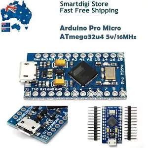 Arduino Pro Micro ATmega32U4 5V 16MHz Replace ATmega328 Pro Mini Leonardo USB - Picture 1 of 5