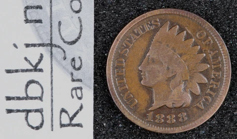 1888 Indian Head 1¢ Cent Penny - Very Good Cover