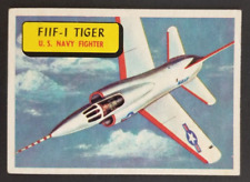 Tiger Navy Bomber 1957 Planes Topps Card #58 (NM)