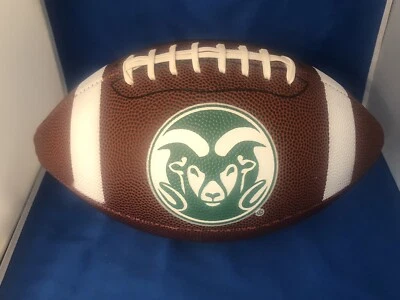 RAWLINGS COLORADO STATE RAMS TAMAÑO COMPLETO EDICIÓN ESPECIAL FÚTBOL con LOGOTIPO EN RELIEVE Foto 1 de 4