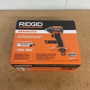 RIDGID R862312B 18v Impact Driver 4-Mode 1/4-Inch Brushless Brand New - Picture 1 of 1