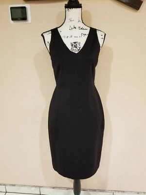 Lida Baday V-Neck  Black Sheath Dress Size  M - Image 1 of 4