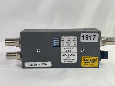 AJA D4E SDI to Analog Video Encoder Converter – No Power Supply - Image 1 of 4