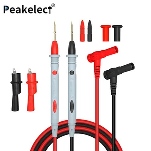 Universal Multimeter Test Leads Alligator Clips for Digital Electrical Testing - Picture 1 of 8