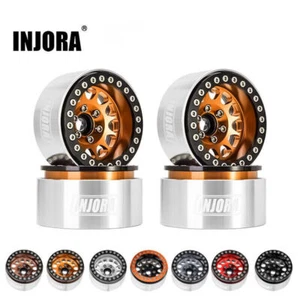 INJORA 1.9 Beadlock Rad Deep Dish Negative Offset 10.4mm für 1/10 RC Crawler - Picture 1 of 36
