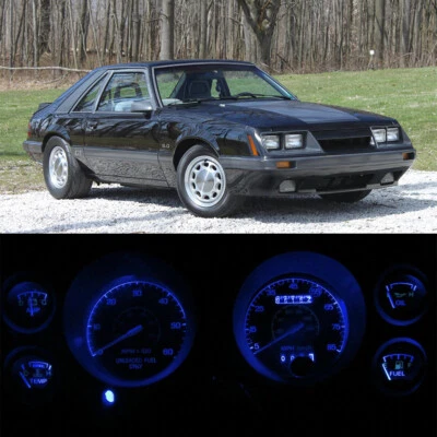 Dash Gauge Cluster LED Dashboard Bulbs Blue For 79-86 Ford Mustang Speedometer - Image 1 of 4
