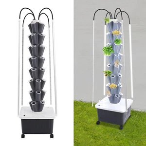 Sistema de Cultivo Hidropónico con Luces de Cultivo, Sistema de Jardinería Interior 40 Agujeros - Imagen 1 de 19