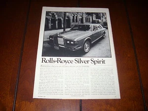 Rolls Royce Silver Spirit 1981 ***artículo original*** - Imagen 1 de 3
