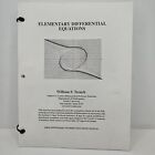 Elementary Differential Equations William F. Trench Student Solutions Manual
