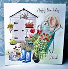 Personalised for Dad / Mum / Grandad etc. Birthday card / Garden Shed
