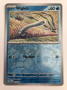 Juego de cartas coleccionables Pokémon Paradox Rift Wiglett Holofoil inverso 052/182 casi nuevo - Imagen 1 de 2