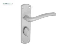 Serozzetta Dos Drehtürgriffe Badezimmer Satin Chrom (Paar) - Bild 1 von 2