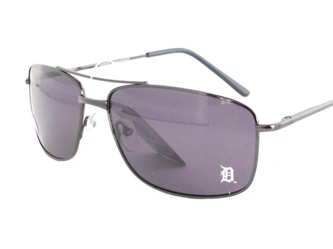 Detroit Tigers Gray Blue Small Aviator Polarized Mens MLB Sunglasses S16JT Cover