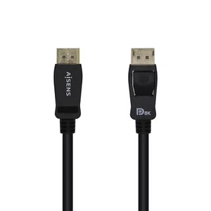 AISENS A149-0432 DISPLAYPORT Certified V1.4 8K@60Hz, DP/M-DP/M, Black, 2m - Bild 1 von 1
