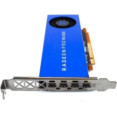 AMD RADEON PRO WX 4100 4GB GDDR5 SCHEDA VIDEO GRAFICA PCIE WORKSTATION CAD PC - Immagine 1 di 4