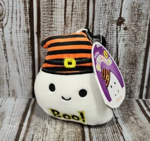 Squishmallows Grace Ghost Halloween Clip 3.5” Peluche Juguete Kellytoy Nuevo con Etiquetas - Imagen 1 de 6