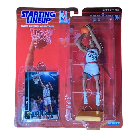 1998 Starting Lineup Detroit Pistons Grant Hill Sealed Action Figure Kenner Cover