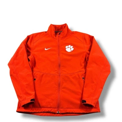 Nike Clemson Tigers Cremallera Completa Softshell Chaqueta Térmica Forrada con Gofres Hombres M Usada en Excelente Condición Rara Foto 1 de 4