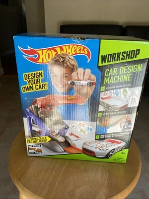 Máquina de diseño de automóviles Hot Wheels Workshop caja sellada 2013 Mattel fabricante de construcción rara Foto 1 de 4