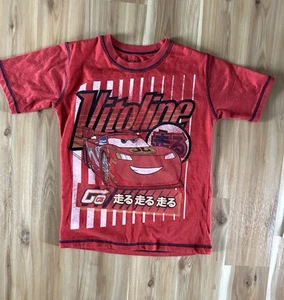 Disney Pixar Kids Size 6-7 Cars T-shirt Lightning McQueen - Picture 1 of 11