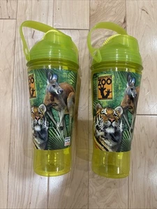 Nashville Zoo Souvenir 24 Unzen Tasse mit Strohhalm x 2 - Bild 1 von 4