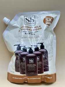 Seifenkiste Flüssighandseife Nachfüller, Kokosmilch & & Sandelholz " siehe Fotos - Bild 1 von 6