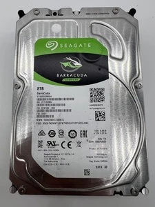 Seagate ST8000DM004 8TB 3.5" SATA HDD – FW:0001 – Barracuda Compute – Tested - Picture 1 of 8