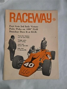 = Vintage Raceway Magazine Foyt Gets 3rd Indy Victory 1967 Vol 3 No 3 - Picture 1 of 3