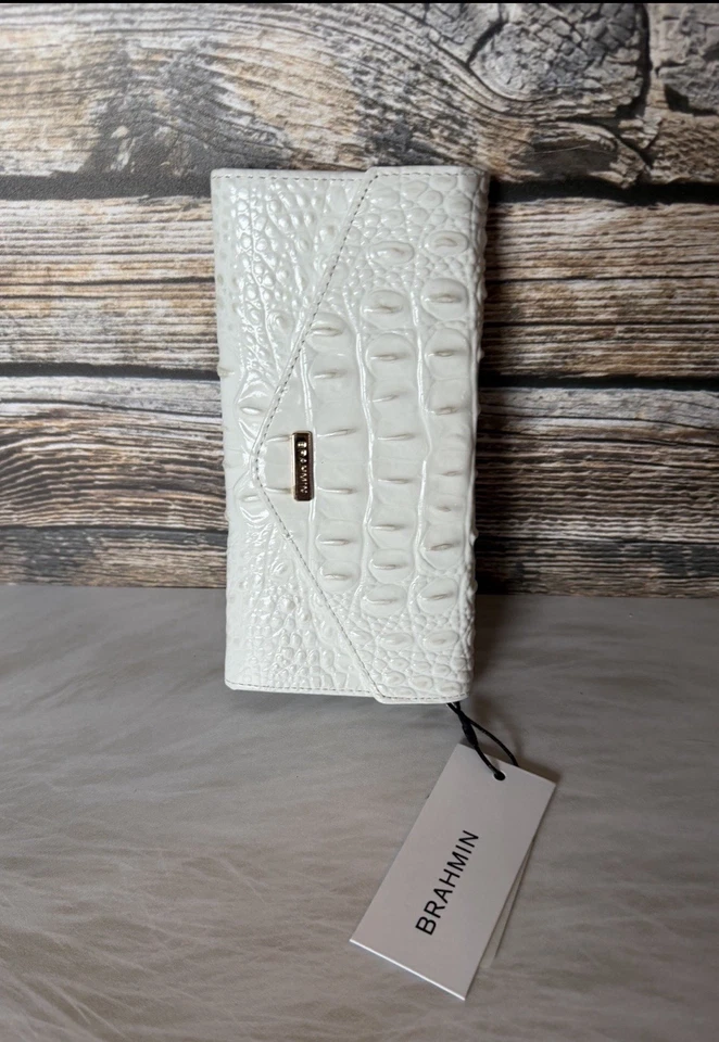 Cartera Brahmin SEA SALT Verónica blanca nueva con etiquetas Foto 1 de 4