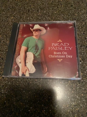 Brad Paisley- Born On Christmas Day (CD, Single Promo) Near Mint Foto 1 de 2